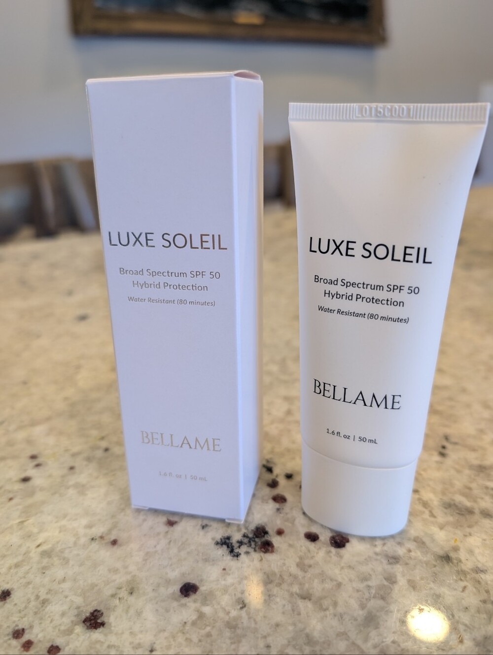 NEW Bellame LUXE SOLEIL Broad Spectrum SPF 50 Hybrid Protection Sunscreen
